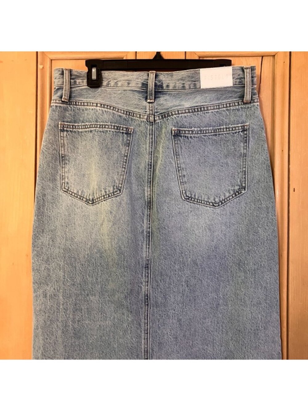 Pistola Womens Anthropologie Alice Brooklyn Split Skirt Size 30 Blue SP NWOT - Picture 11 of 12